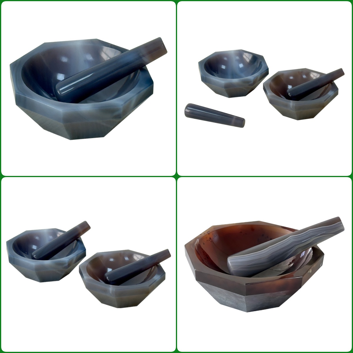 Agate mortar